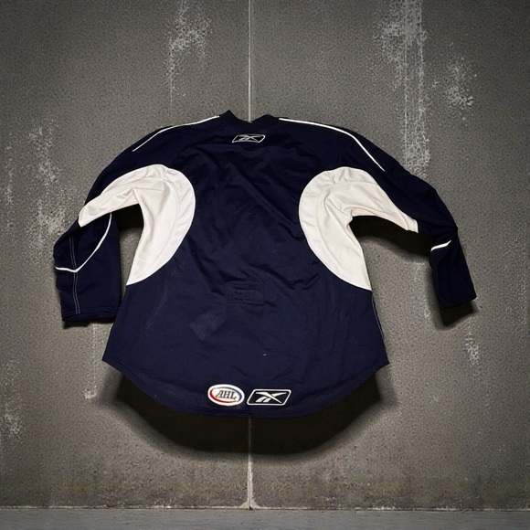 Vintage Syracuse Crunch Size 56 Reebok Blue AHL Goalie Jersey Hockey Collectible - Picture 3 of 12